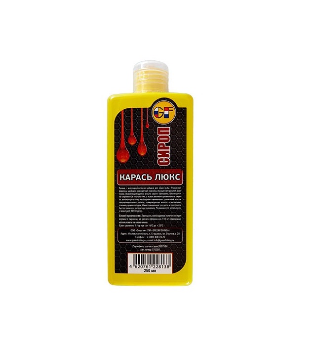 

Ароматизатор GF LIQUID КАРАСЬ ЛЮКС 0.250