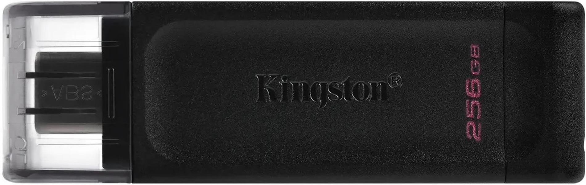 

Флешка USB Type-C Kingston DataTraveler 70 DT70/256GB 256ГБ, USB3.2, черный, Флешка USB (Type-C) Kingston DataTraveler 70 DT70/256GB 256ГБ, USB3.2, черный
