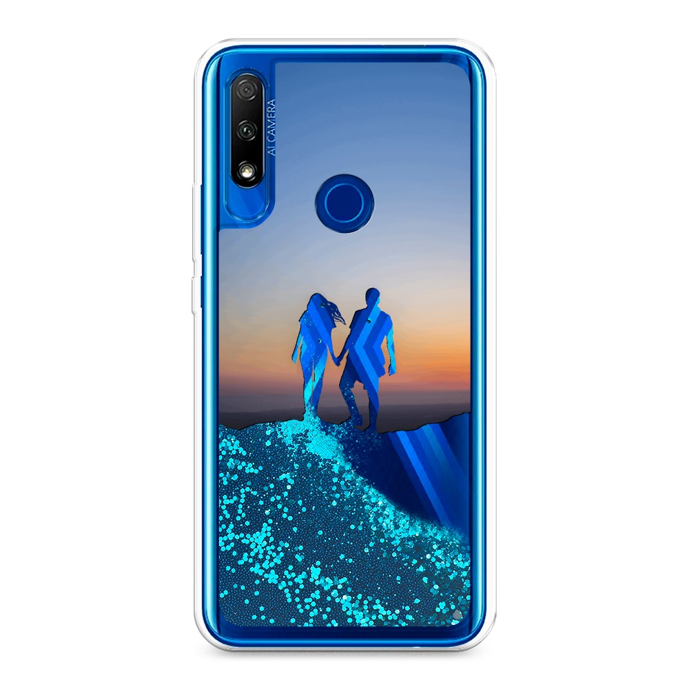 

Чехол Awog на Honor 9X "Пара на краю света", Разноцветный, 69993-1