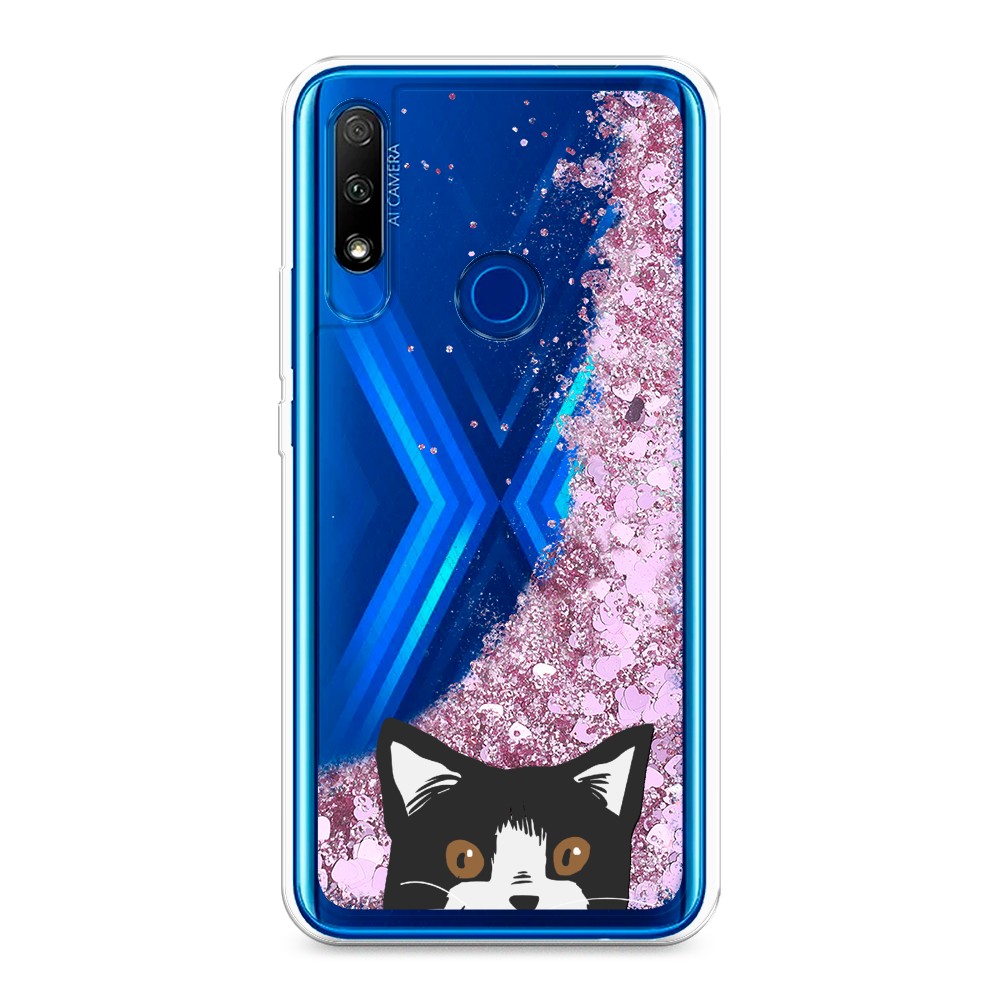 

Чехол Awog "Подглядывающий кот" на Honor 9X, 69994-1