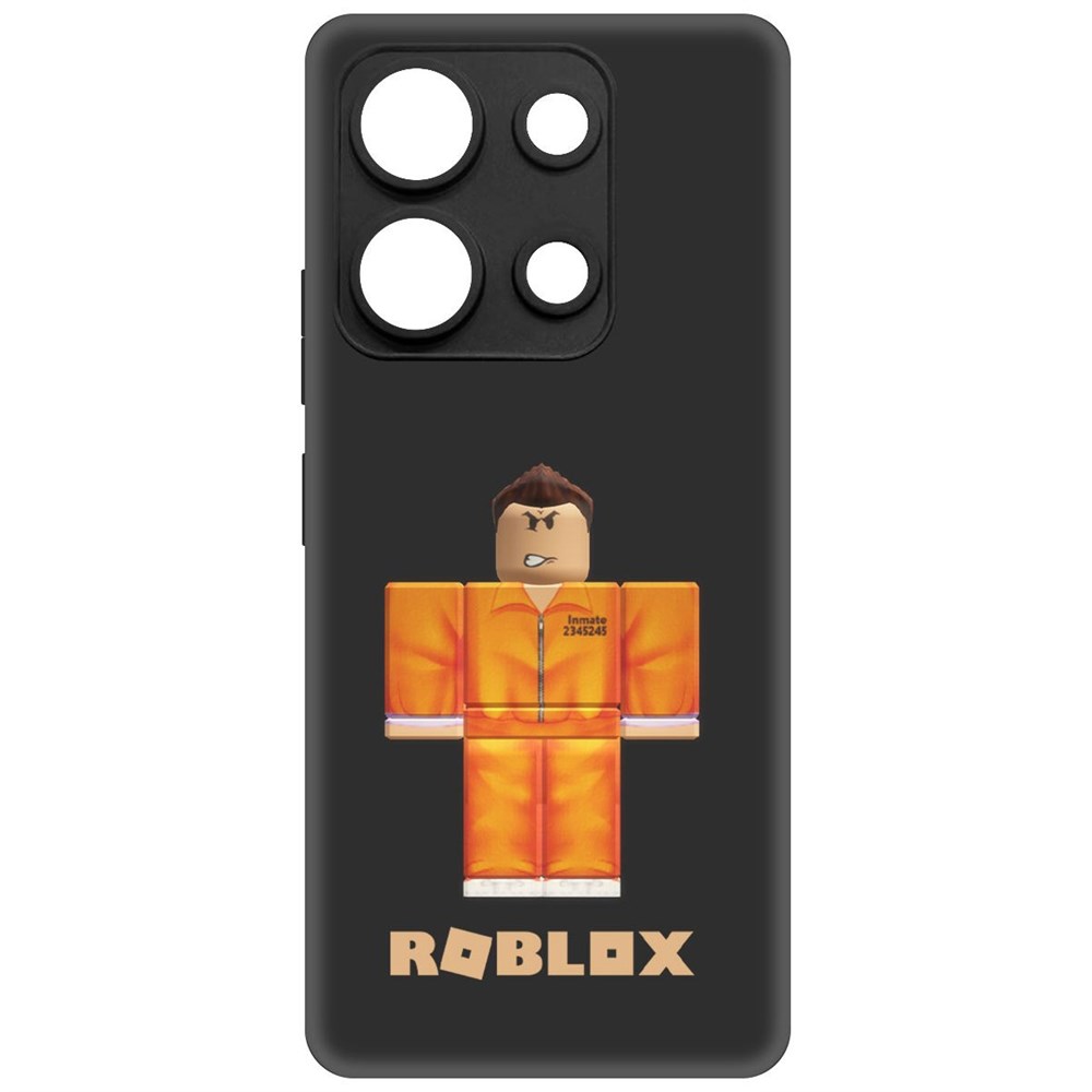 

Чехол-накладка Krutoff Soft Case Roblox-Заключенный для Infinix Note 30i черный