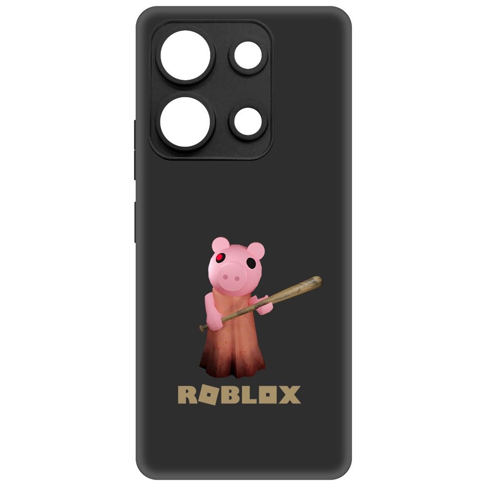 

Чехол-накладка Krutoff Soft Case Roblox-Пигги для Infinix Note 30i черный