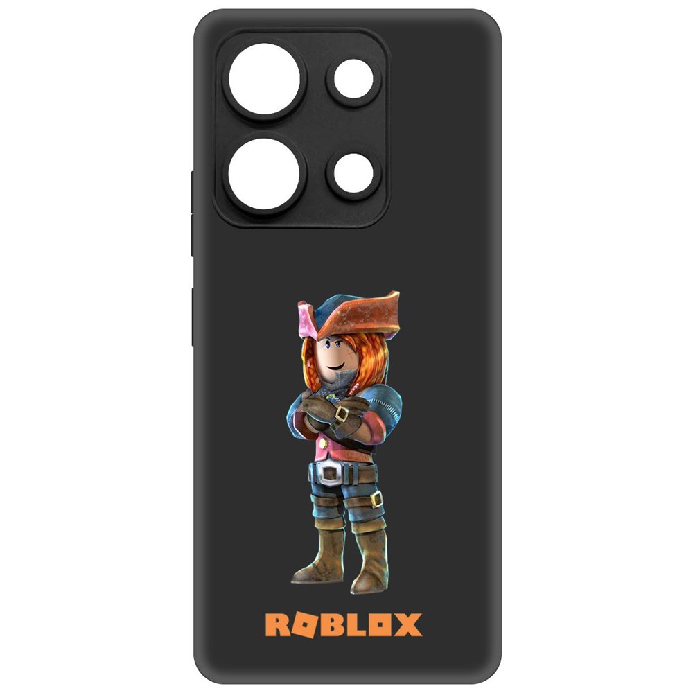 Чехол-накладка Krutoff Soft Case Roblox-Эзебель для INFINIX Note 30i черный