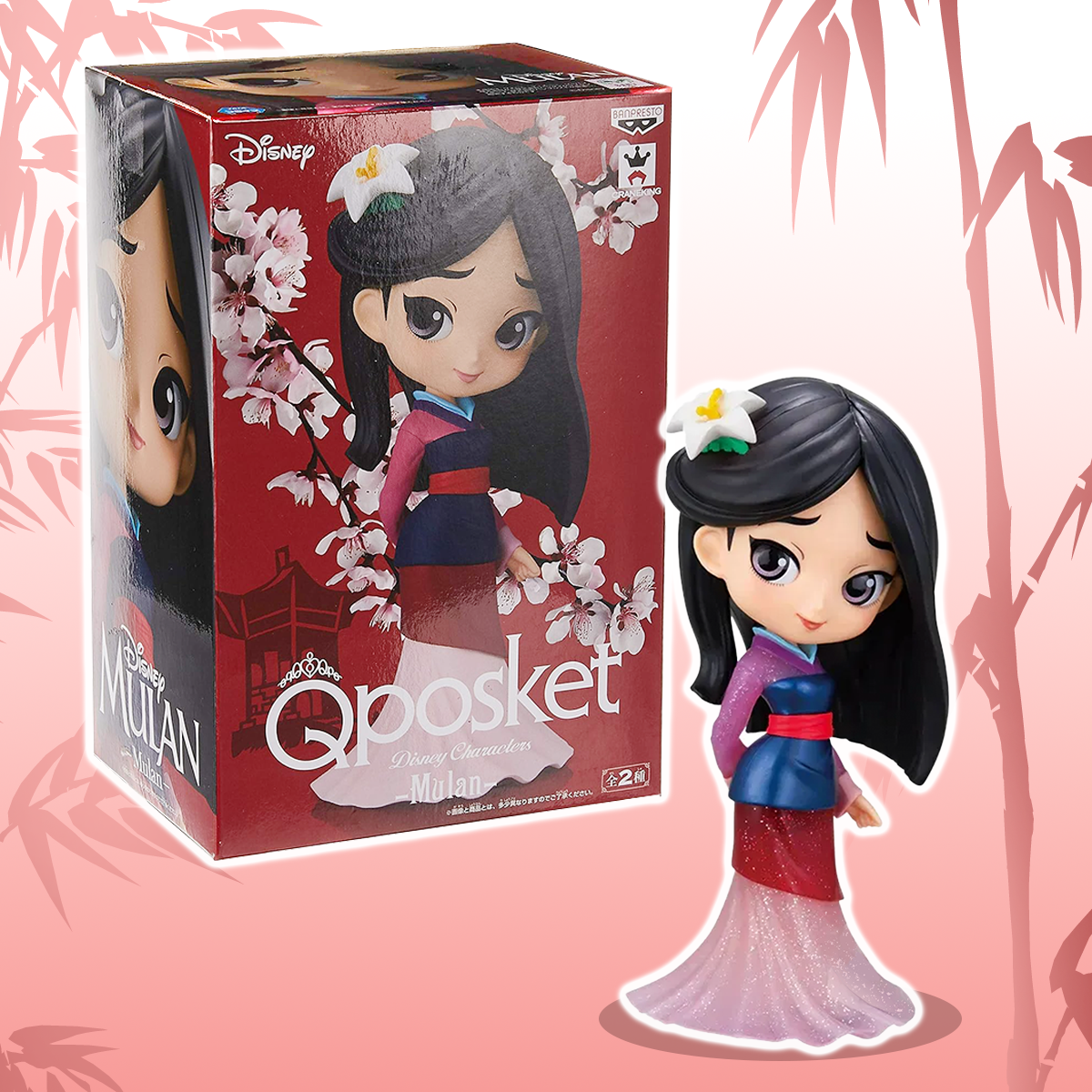 Фигурка коллекционная Q POSKET Мулан Принцесса Дисней Mulan Disney 14 см фигурка bandai q posket софия прекрасная disney 7 см