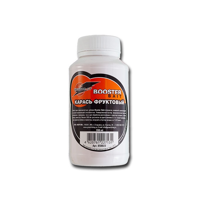 

Добавка аминокисл. GF Booster Bait КАРАСЬ фруктовый 0.2л