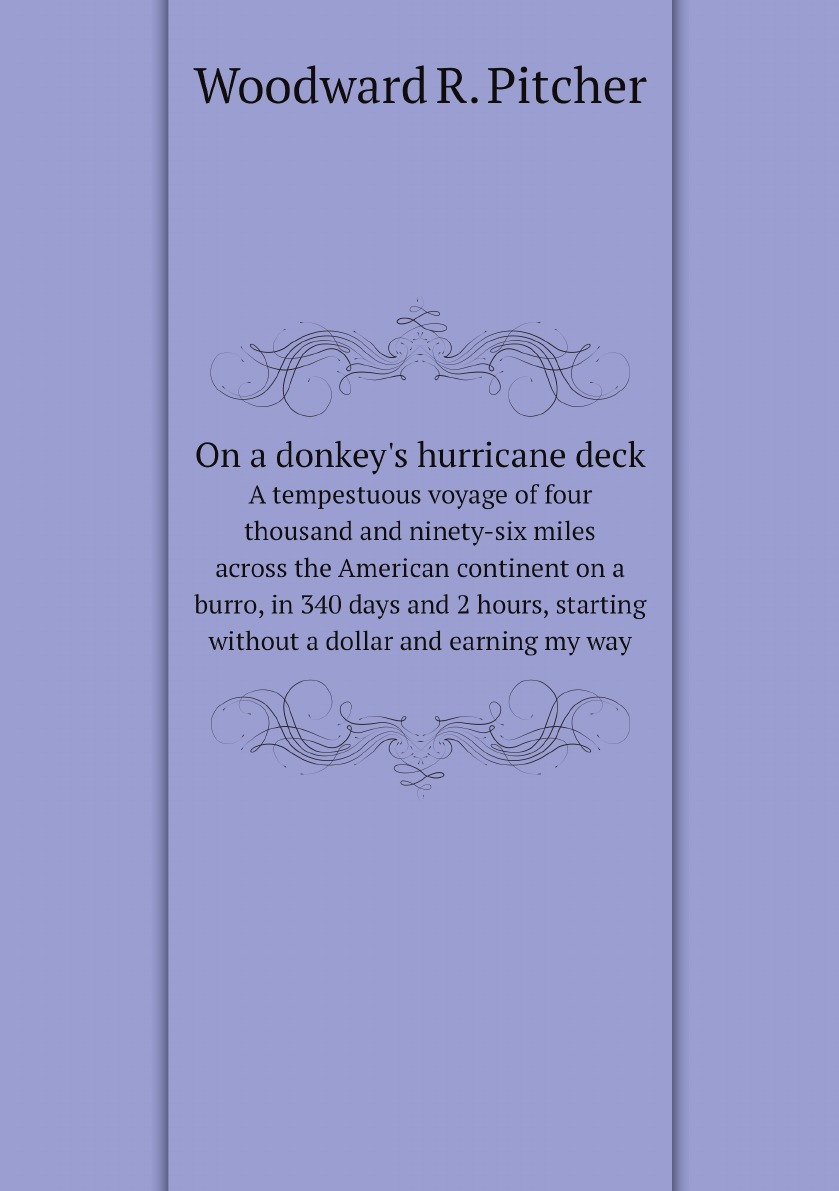 

On a donkey's hurricane deck