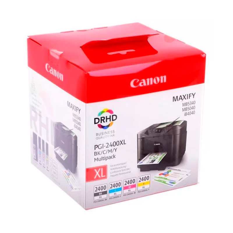 

Картридж струйный Canon PGI-2400XL черный/голубой/пурпурный/желтый набор, Желтый;черный;голубой;пурпурный