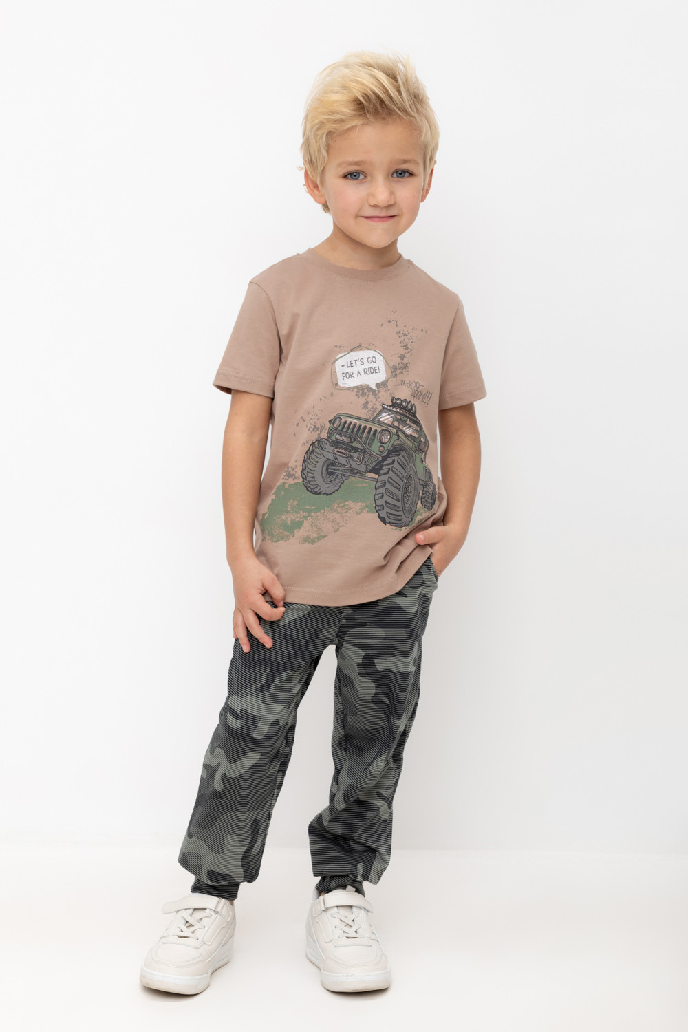 

Брюки детские CROCKID TR 345-1, зеленый чай, милитари, 98, TR 345-1