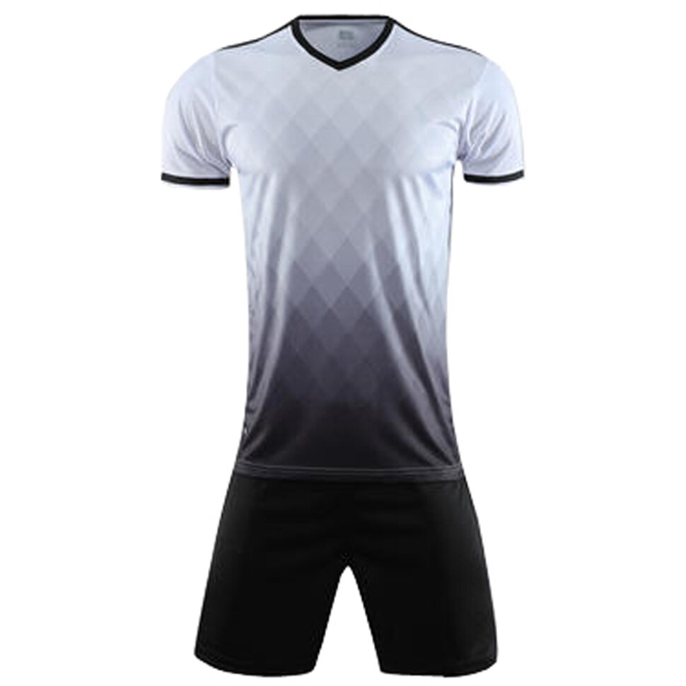 

Форма футбольная 6205 silver/grey/black (футболка, шорты) M (165-170 см), Белый;серый;черный