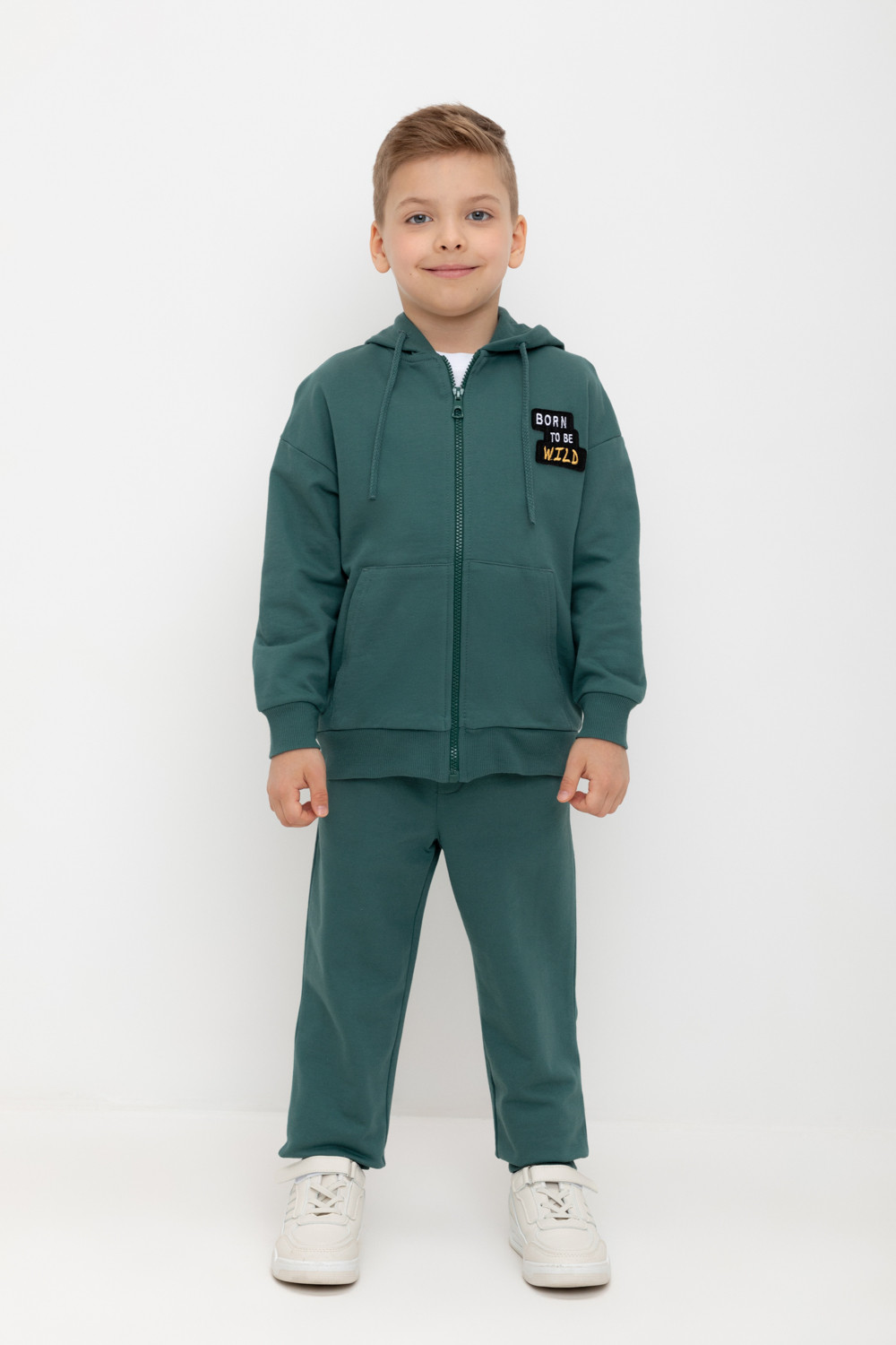 

Брюки детские CROCKID TR 345-1, зеленый, 146, TR 345-1