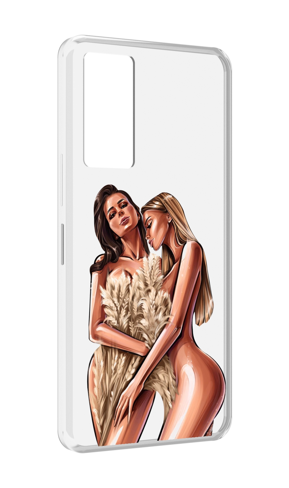 

Чехол MyPads Иллюстрированные-девушки женский для Infinix Note 11, Прозрачный, Tocco