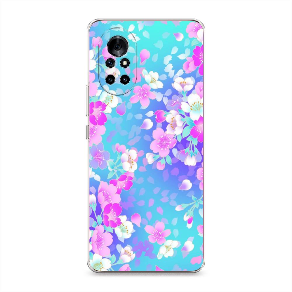 

Чехол Awog на Huawei Nova 8 "Яблоневые цветы", Разноцветный, 6105750-8
