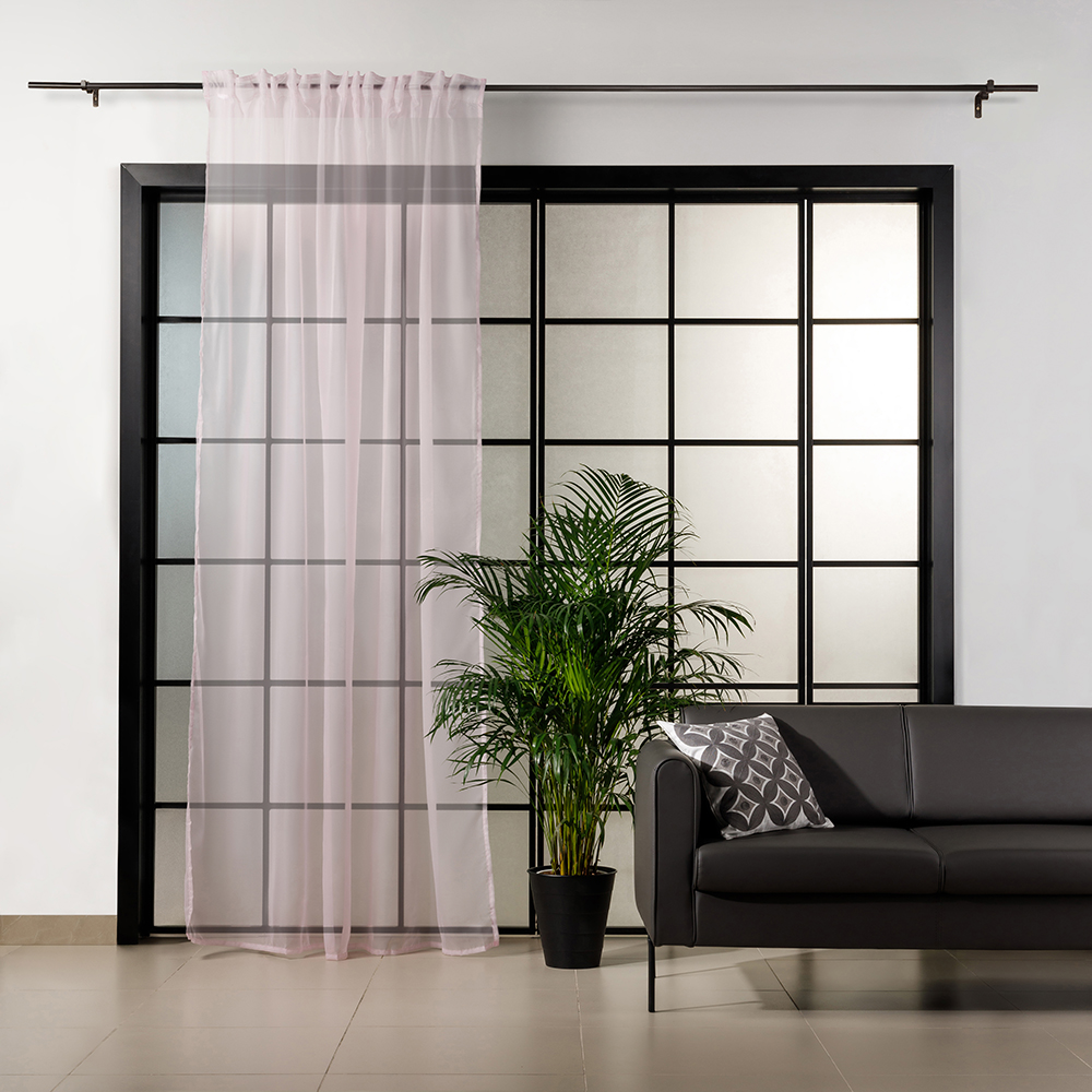 Вуаль, Алга, 200*280, на ленте, цвет 15 - розовый