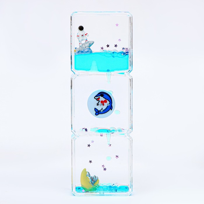 

Гелевые часы "Дельфинчик", 15 х 5 х 2.5 см