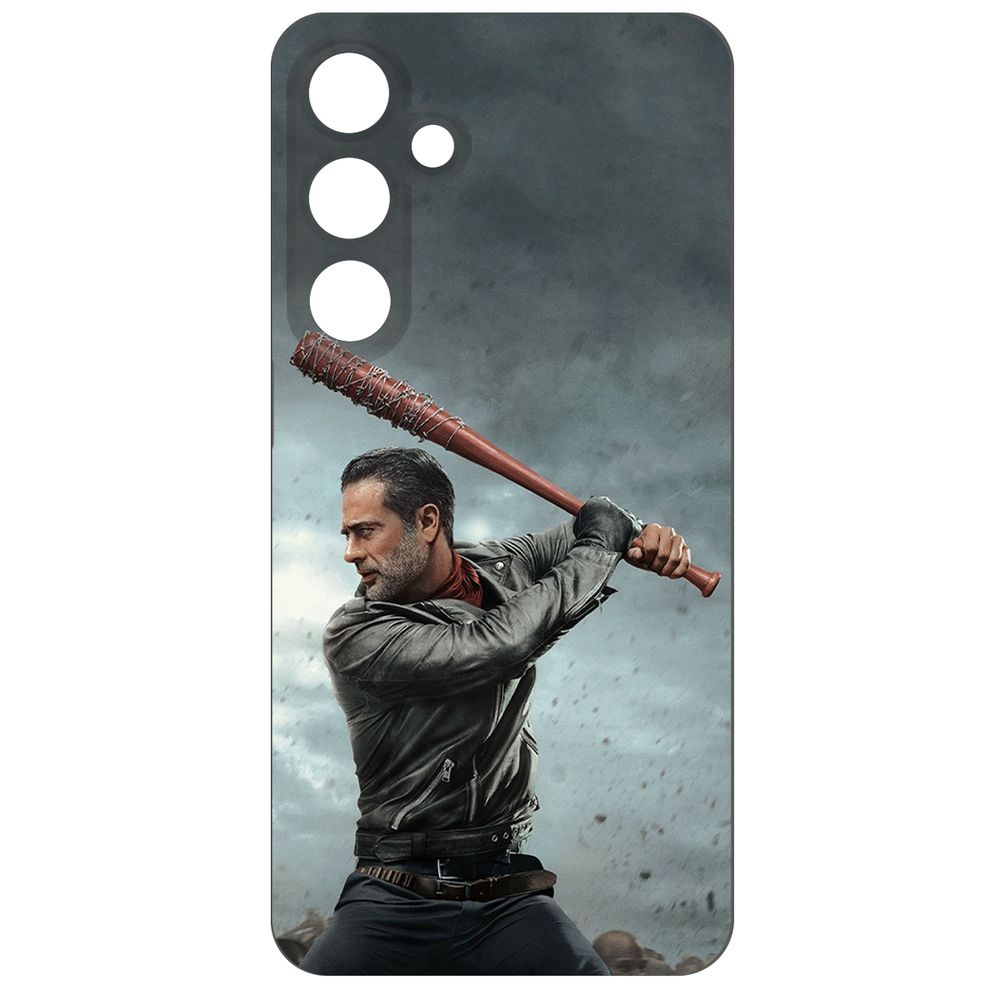 

Чехол-накладка Krutoff Soft Case Ходячие мертвецы. Ниган для Samsung Galaxy S24 черный