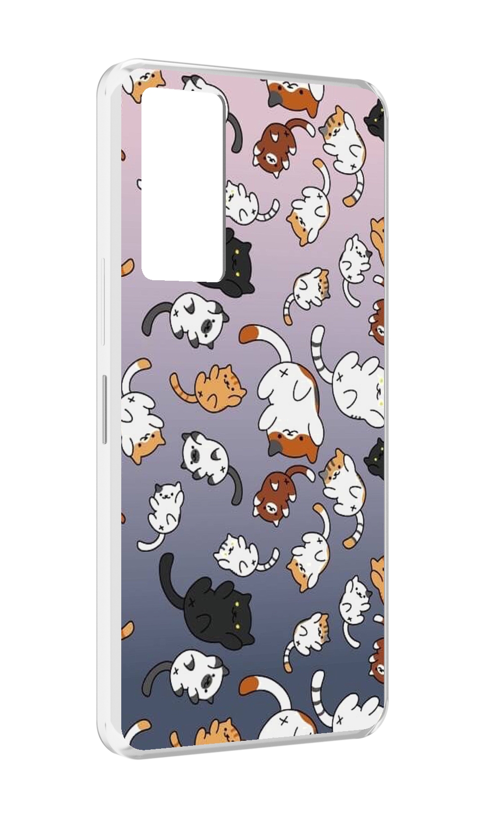 

Чехол MyPads Котики-летают для Infinix Note 11, Прозрачный, Tocco