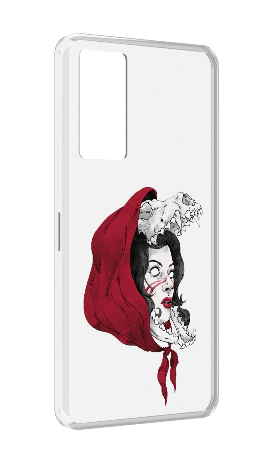 

Чехол MyPads Красная шапочка и волк женский для Infinix Note 11, Прозрачный, Tocco