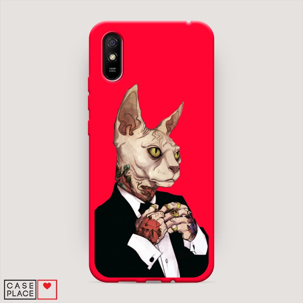 

Чехол Awog на Xiaomi Redmi 9A "Татуированный сфинкс", Разноцветный, 38953-1