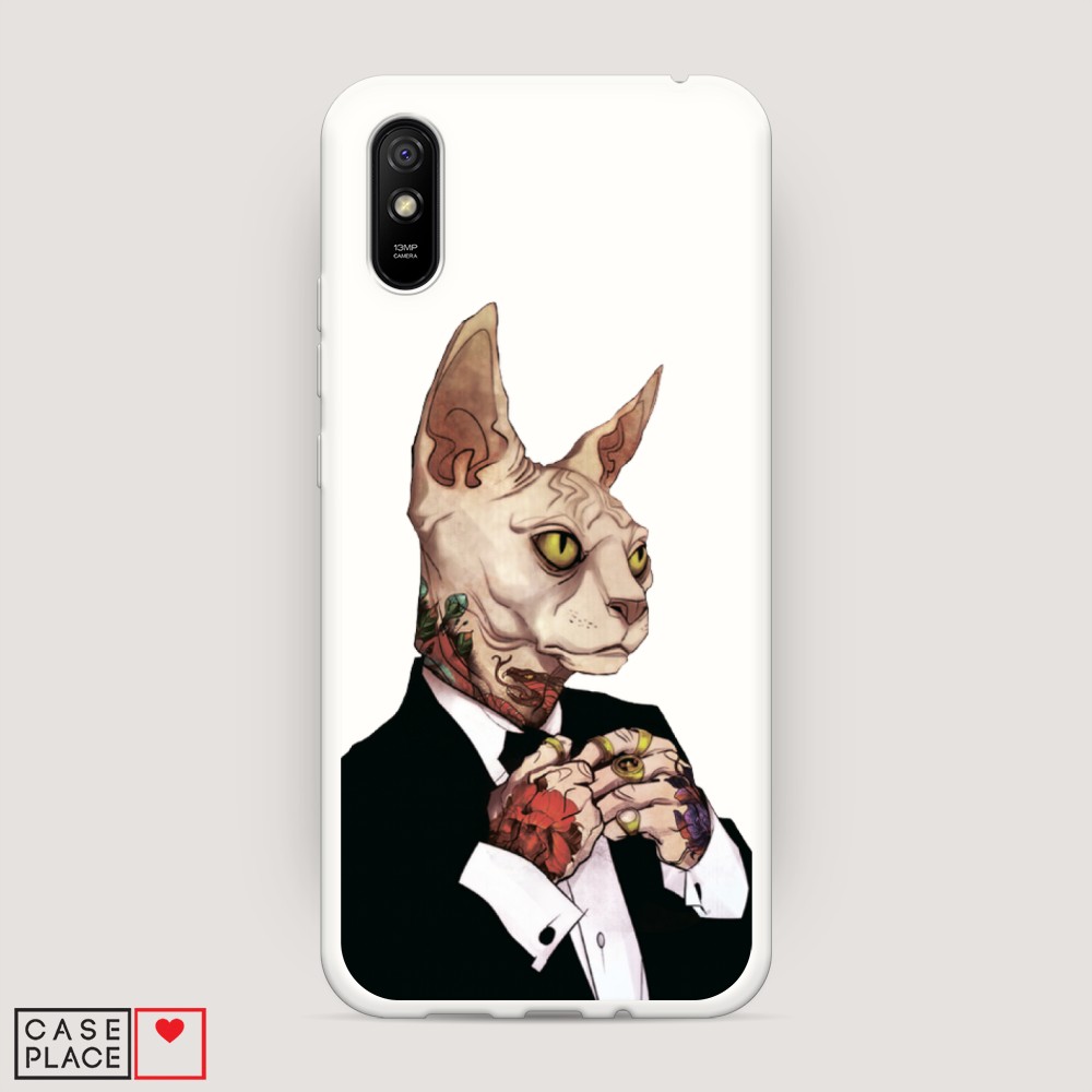 

Матовый силиконовый чехол "Татуированный сфинкс" на Xiaomi Redmi 9A, 38957-1