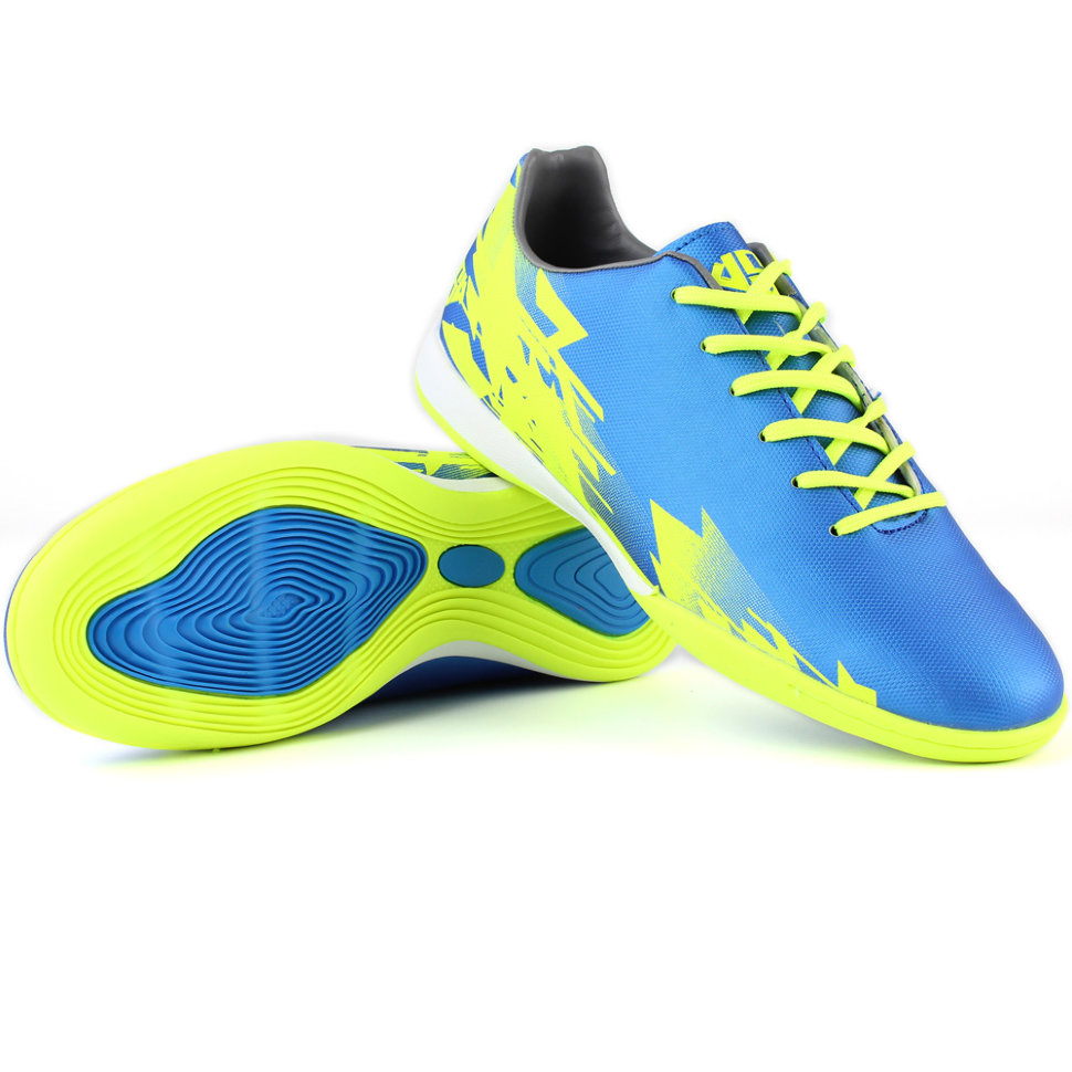 полуботинки кроссовые Furia indoor standard 202A18 blue/lime