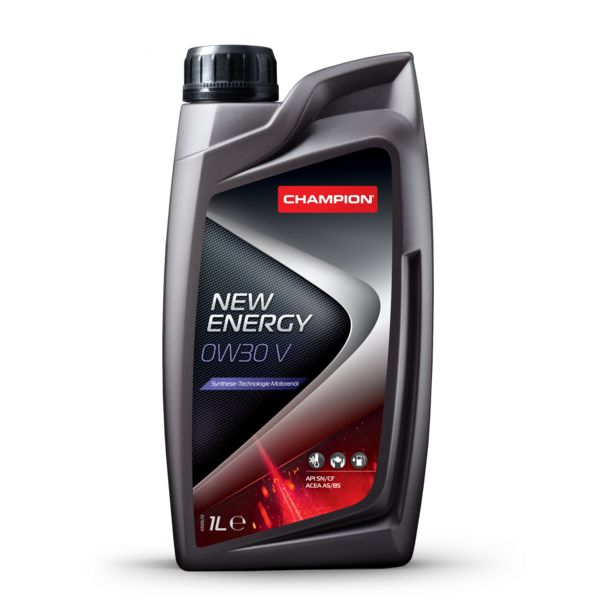 

Моторное масло Champion синтетическое New Energy V, Acea: A5/B5-12, Api: Sl/Cf 0W30 1л