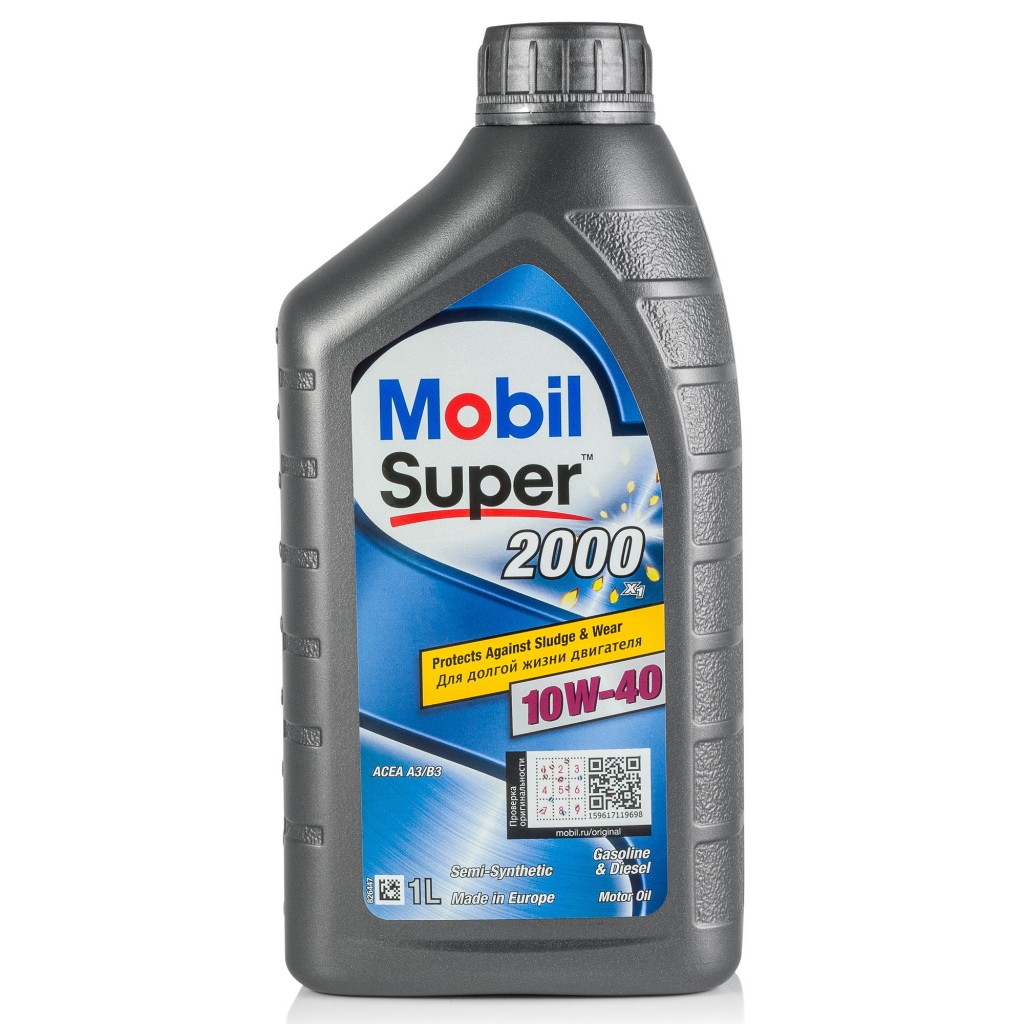 Моторное масло Mobil Super 2000 X1 10W40 1л