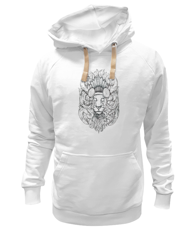 

Худи унисекс Printio Lion! белое XL, Белый, Lion!