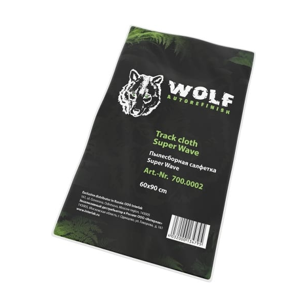 

Салфеткa Wolf Super Wave липкая пылесборная из х/б волокна, волнистая, 60х90 см
