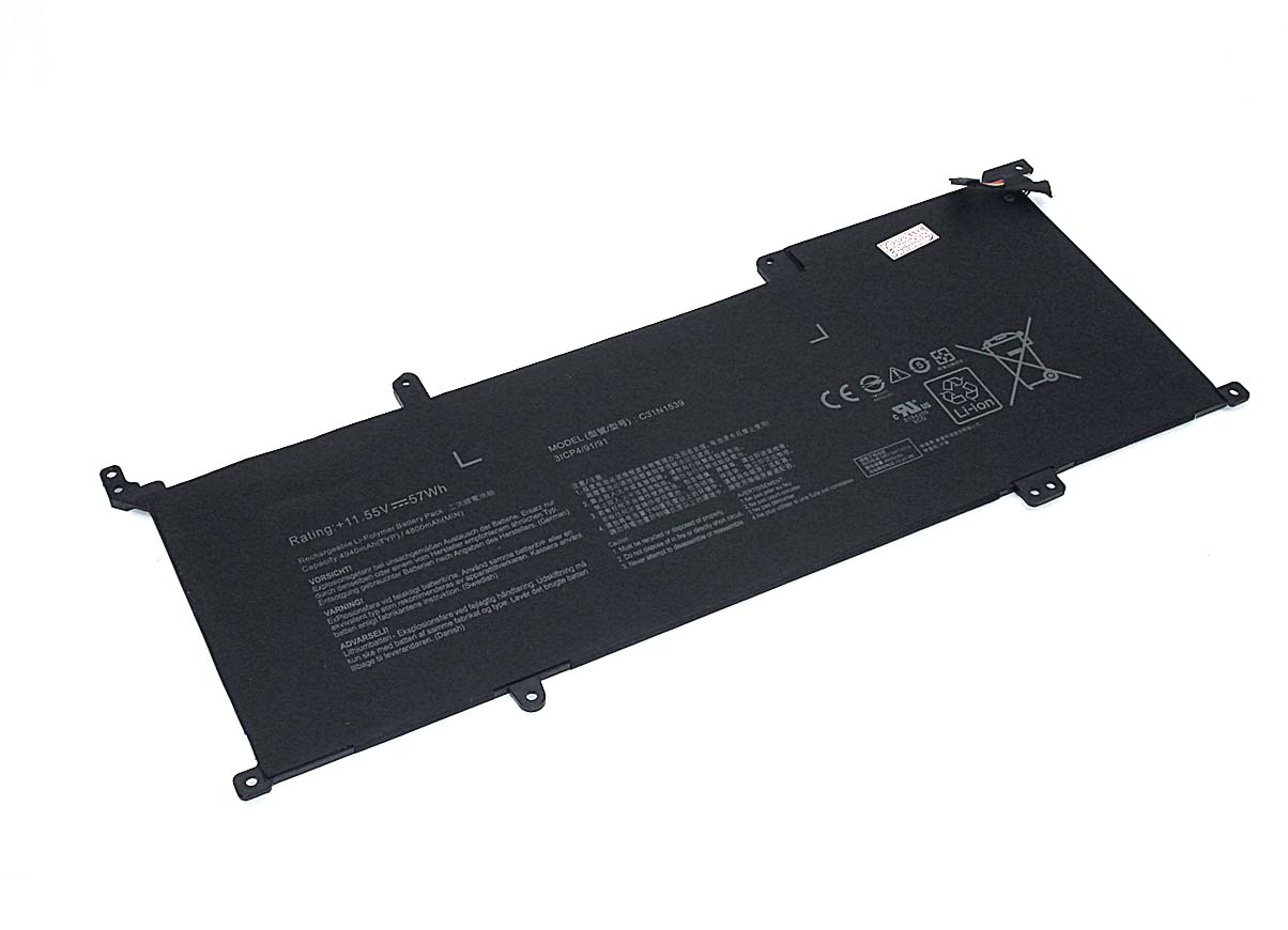 

Аккумуляторная батарея для ноутбукa Asus ZenBook UX305UA C31N1539 11.55V, C31N1539