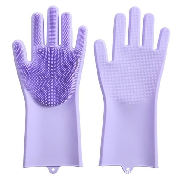 

Перчатки household gloves/М1-перчатки-силиконовые-фиолетовые, Фиолетовый, household gloves