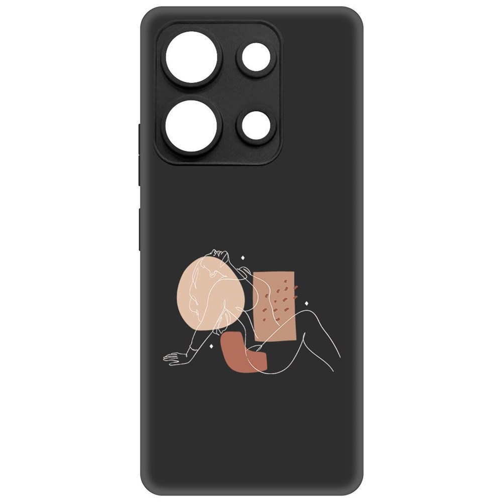 

Чехол-накладка Krutoff Soft Case Чувственность для Infinix Note 30i черный