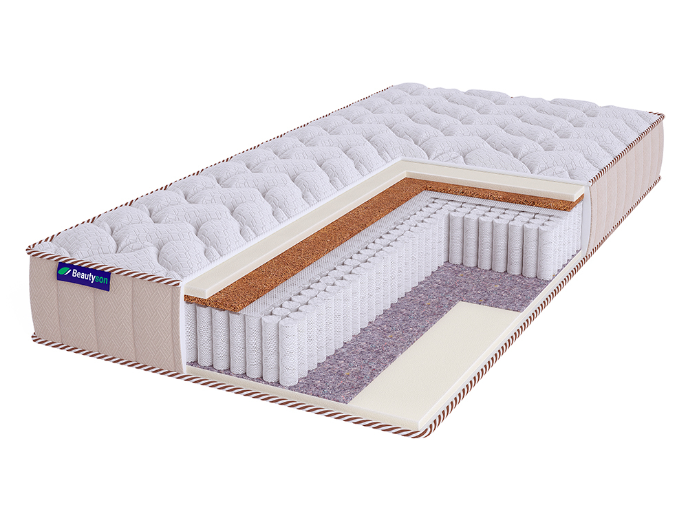 

Матрас Beautyson Roll Spring Soft Cocos S1200 Lux 120х200, Roll Spring Soft Cocos S1200 Lux