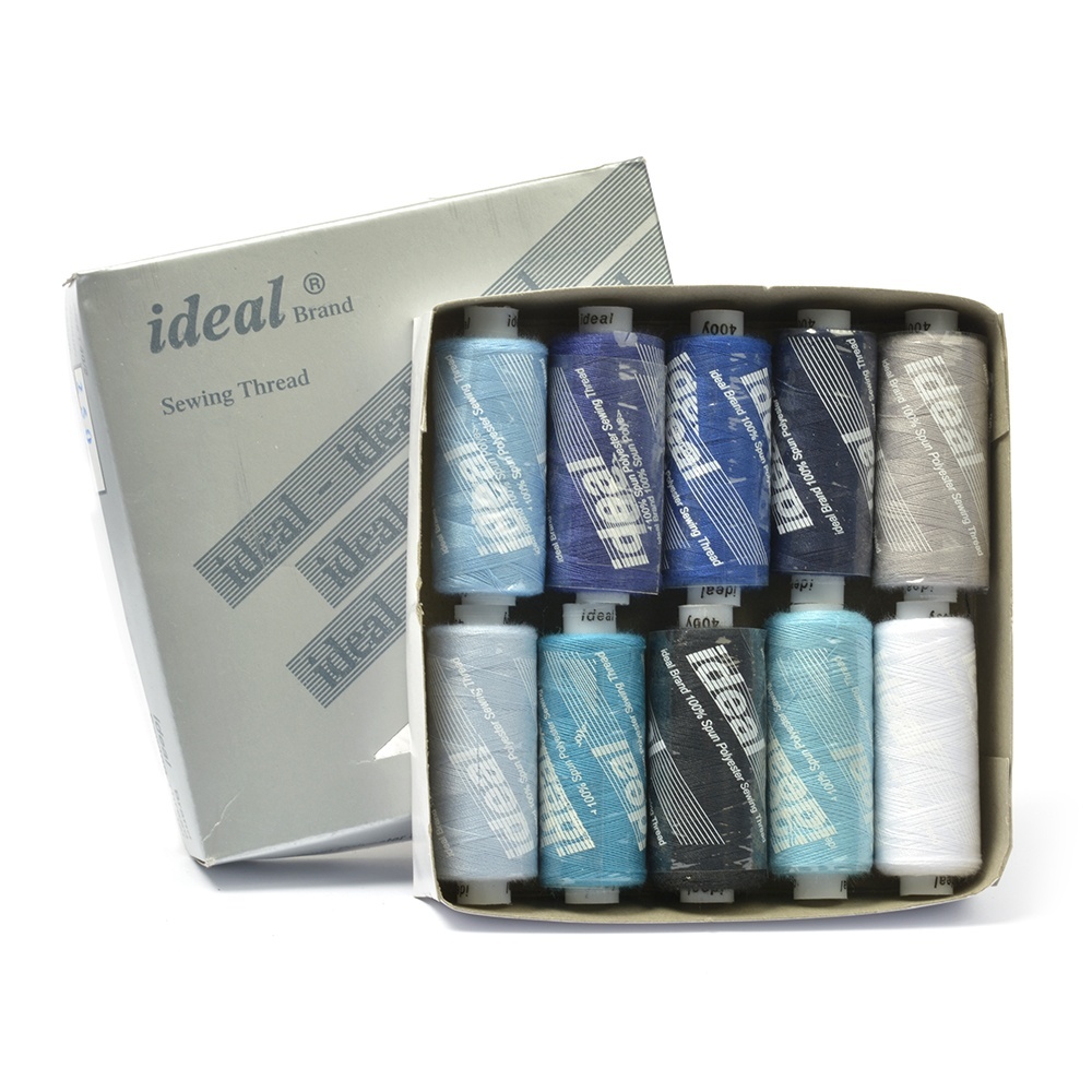 

Набор бытовых ниток IDEAL 40/2 366м 100% п/э, MIX A, ассорти 3 уп.10шт, Разноцветный, 40/2.IDEAL.АСС.1