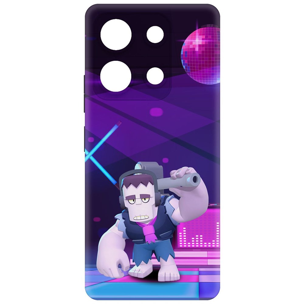 

Чехол-накладка Krutoff Soft Case Brawl Stars - Фрэнк для Infinix Note 30i черный