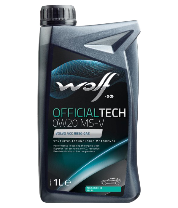 

Wolf Масло Моторное Officialtech 0W20 Ms-V 1L