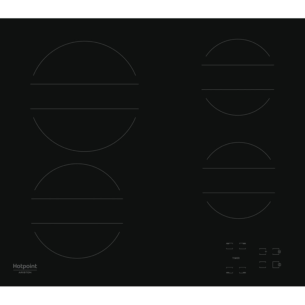 

Встраиваемая варочная панель электрическая Hotpoint-Ariston HR 641 C CM черный, HR 641 C CM