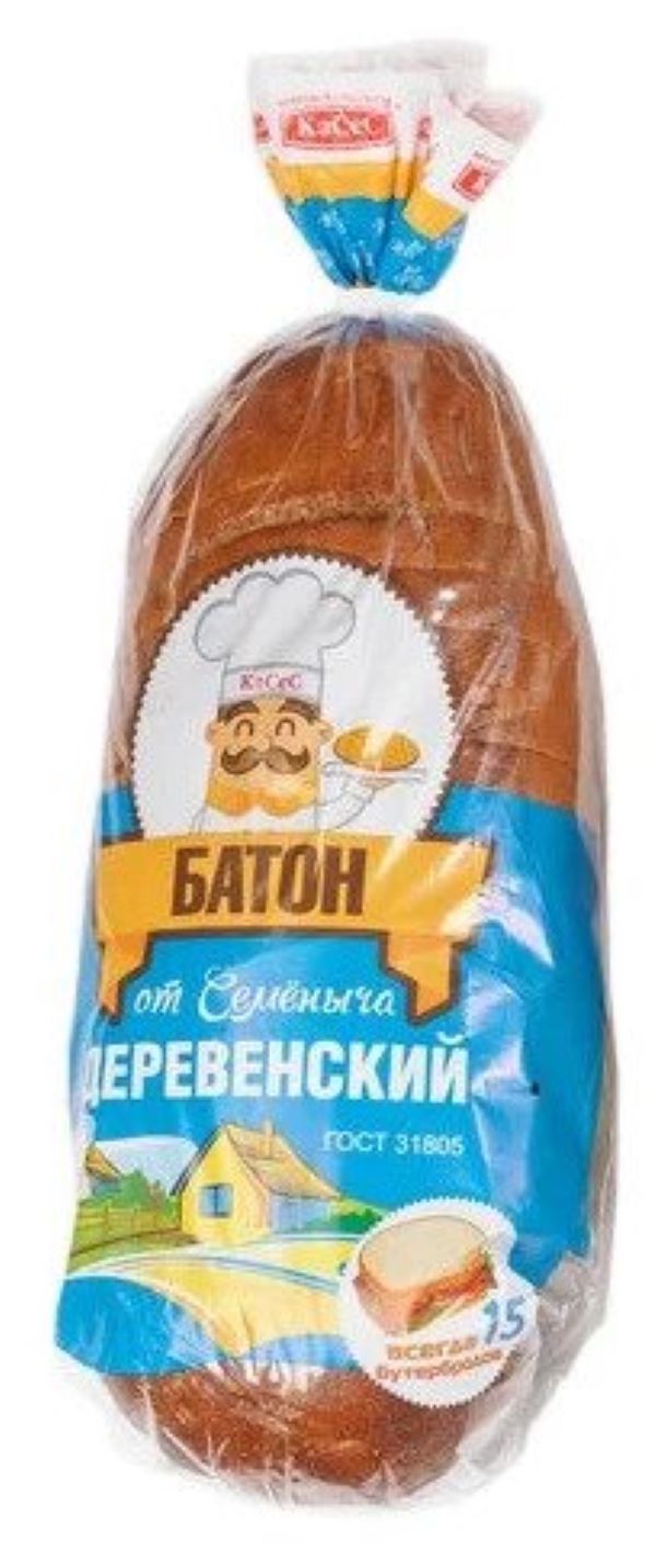 

Батон КаСеС от Семеныча Деревенский ржаной нарезанный 380 г