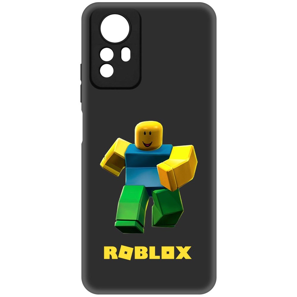 

Чехол-накладка Krutoff Soft Case Roblox-Классический Нуб для Xiaomi Redmi Note 12S черный