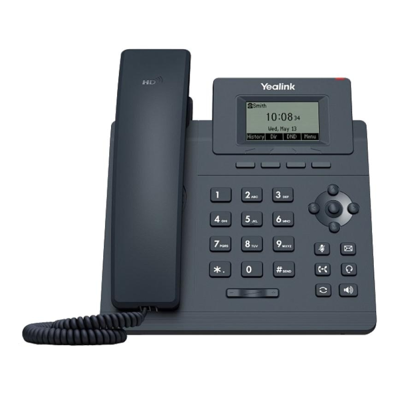 

IP-телефон Yealink SIP-T30P, 1 аккаунт, PoE, без БП