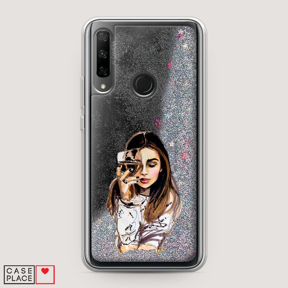 

Чехол Awog на Huawei P Smart Z/Y9 Prime 2019/Honor 9X/9X Premium "Девушка с бокалом", Разноцветный, 610691-1