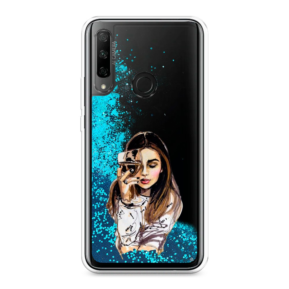 

Чехол Awog на Huawei P Smart Z/Y9 Prime 2019/Honor 9X/9X Premium "Девушка с бокалом", Разноцветный, 610693-1