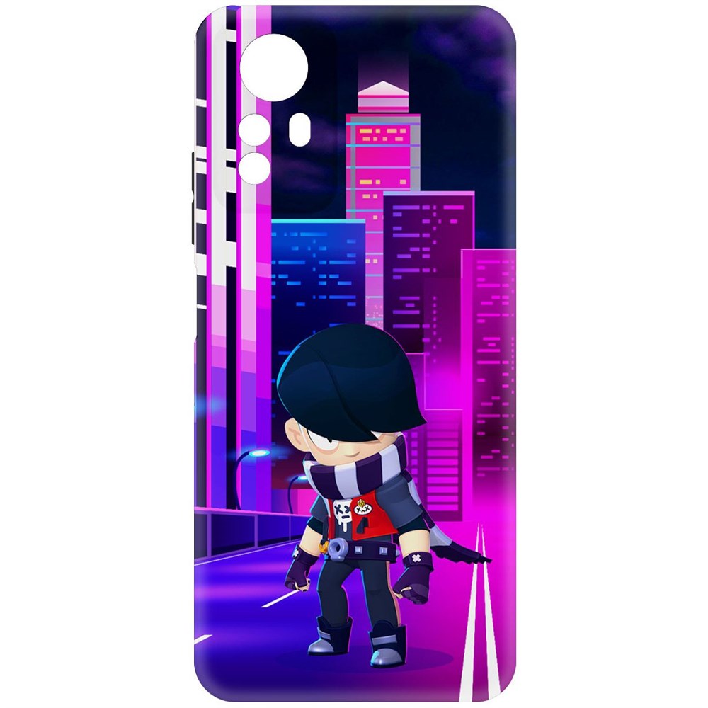 

Чехол-накладка Krutoff Soft Case Brawl Stars - Эдгар для Xiaomi Redmi Note 12S черный