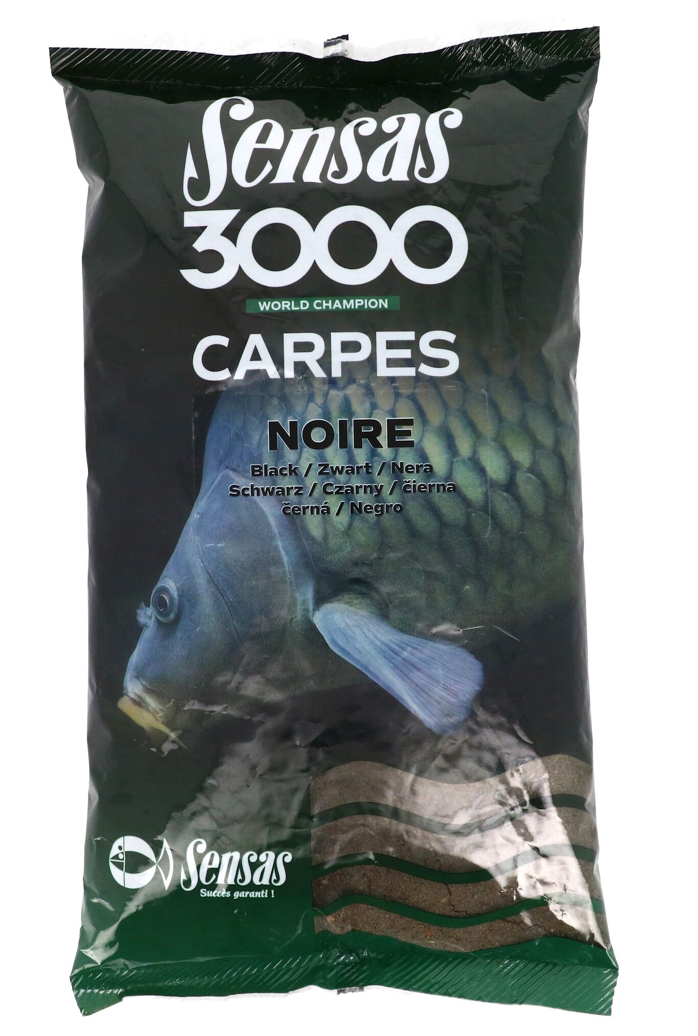 

Прикормка Sensas 3000 Club CARP Noire 1кг