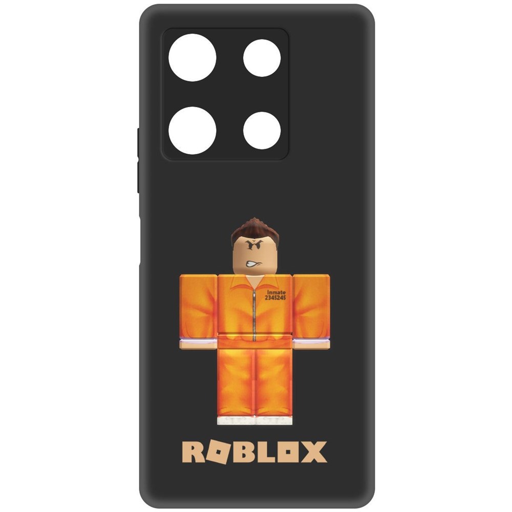 

Чехол-накладка Krutoff Soft Case Roblox-Заключенный для Infinix Note 30 Pro черный