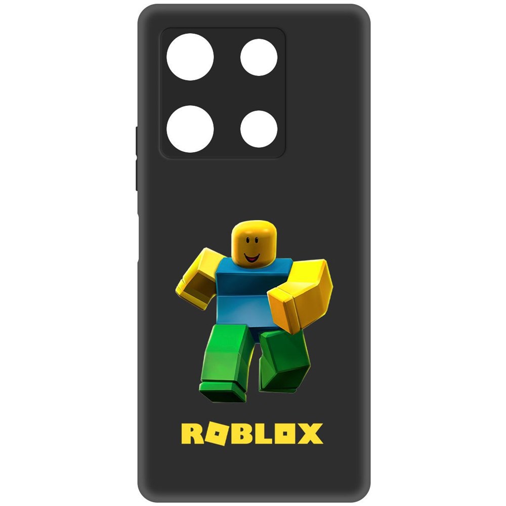 

Чехол-накладка Krutoff Soft Case Roblox-Классический Нуб для Infinix Note 30 Pro черный