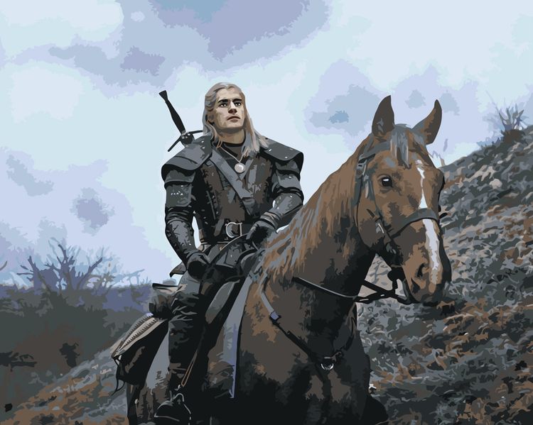 

Картина по номерам Живопись по Номерам «Ведьмак: Геральт из Ривии 4», witcher-007, Ведьмак: Геральт из Ривии 4