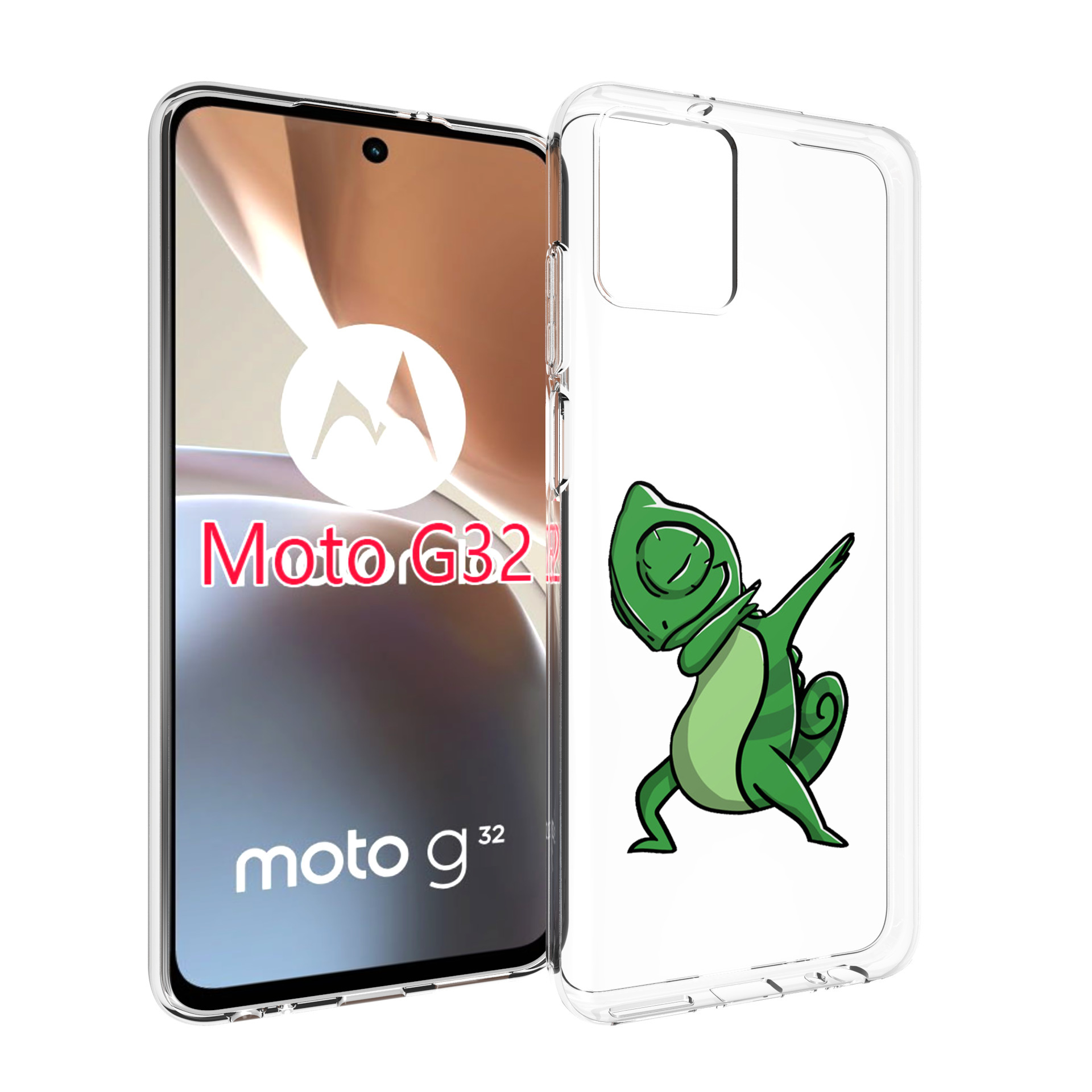 

Чехол MyPads крутой-хамелеон для Motorola Moto G32, Прозрачный, Tocco