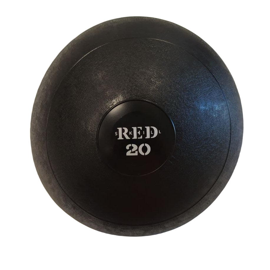 Медицинский набивной мяч слэмбол для бросков Red Skill 20 кг