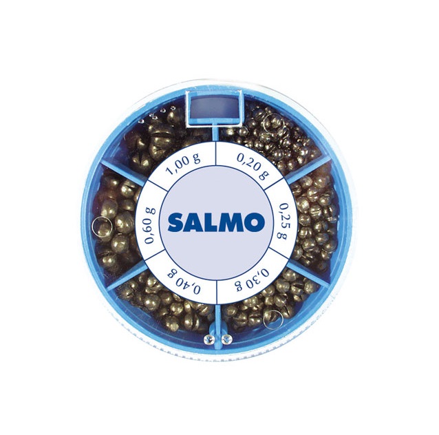 

Грузила Salmo ДРОБИНКА PL 6 секций крупные 120г набор