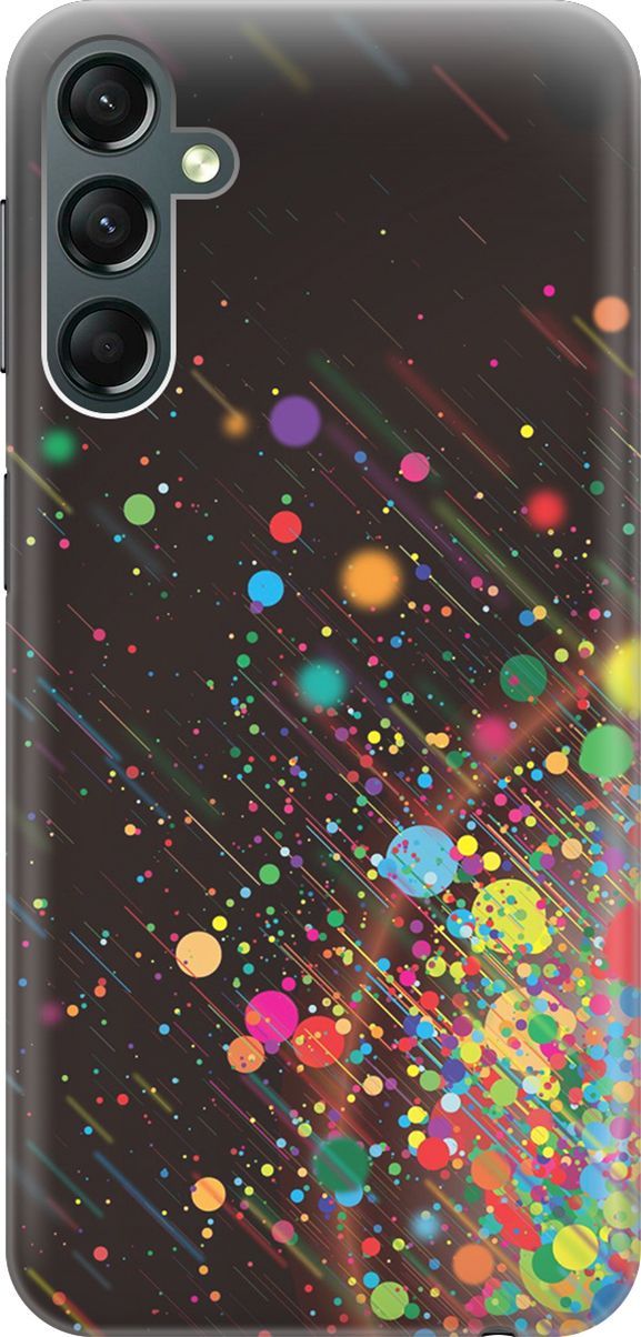 

Силиконовый чехол на Samsung Galaxy A24 с принтом "Яркое настроение", Зеленый;красный, 159512